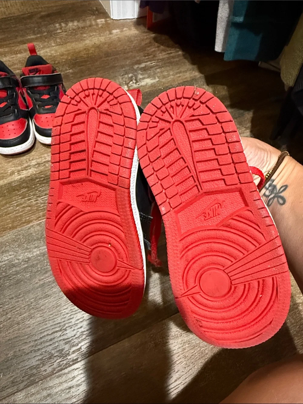 Nike Kids Red and Black Mixed-Style Basketball Sneakers Pack Sizes 6C-7.5